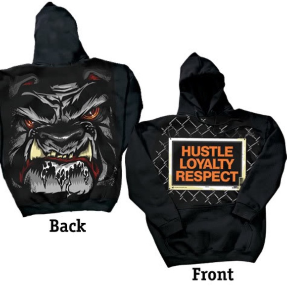 2008 beware of dog hoodie wwe authentic - Picture 1 of 1
